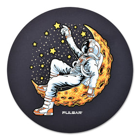 Pulsar DabPadz Fabric Top Dab Mat with Astronaut and Stars Design, Easy to Clean