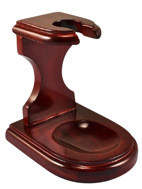 Elegant Pulsar Rosewood Pipe Stand showcasing a side view, perfect for displaying pipes