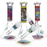 Pulsar Design Series Flared Beaker Glass Water Pipe | 6.75" | 14mm F