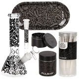 Pulsar Design Series Beaker Water Pipe V2 Smoker's Kit | Pulsar Camo | 7.75"