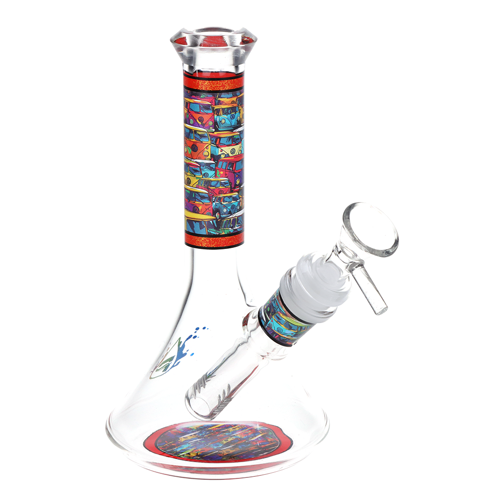 Pulsar Design Series Flared Beaker Glass Water Pipe | 6.75" | 14mm F