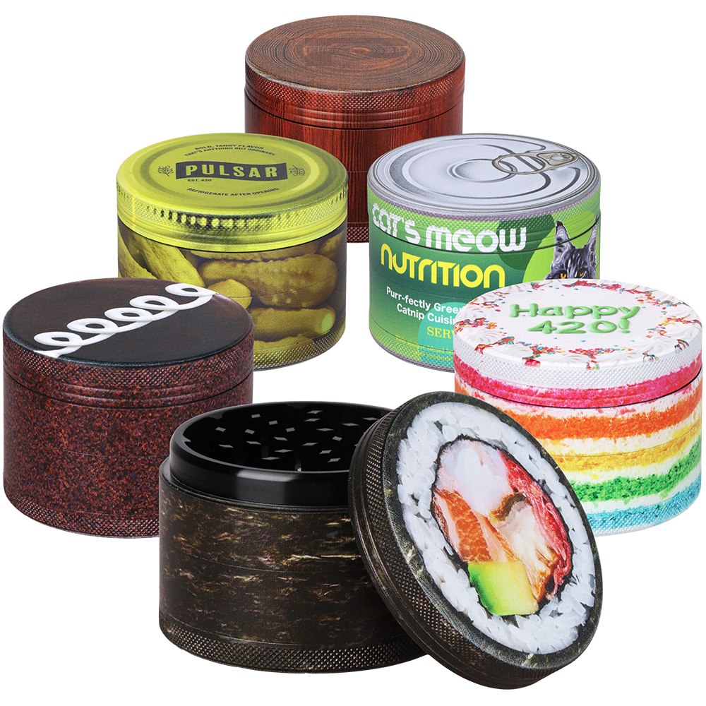 Pulsar Design Series V3 Aluminum Grinder | 4pc | 2.5"