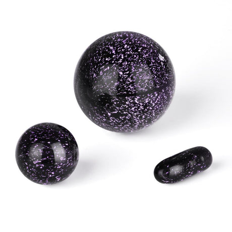 Pulsar Dichro Terp Slurper Marble Set with assorted colors on white background