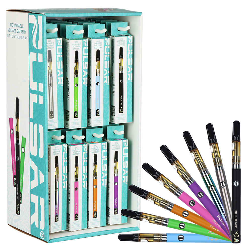 Pulsar Digital Display Slim Variable Voltage 510 Vape Battery | 400mAh