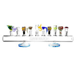 Pulsar Display stand with assorted bangers and bowls for smoking accessories, front view