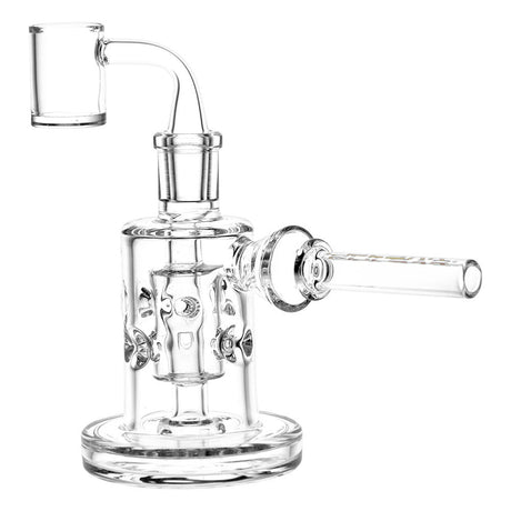 Pulsar Divine Swiss Dab Rig with intricate percolation, 5.75" tall, 14mm Female joint - Front View