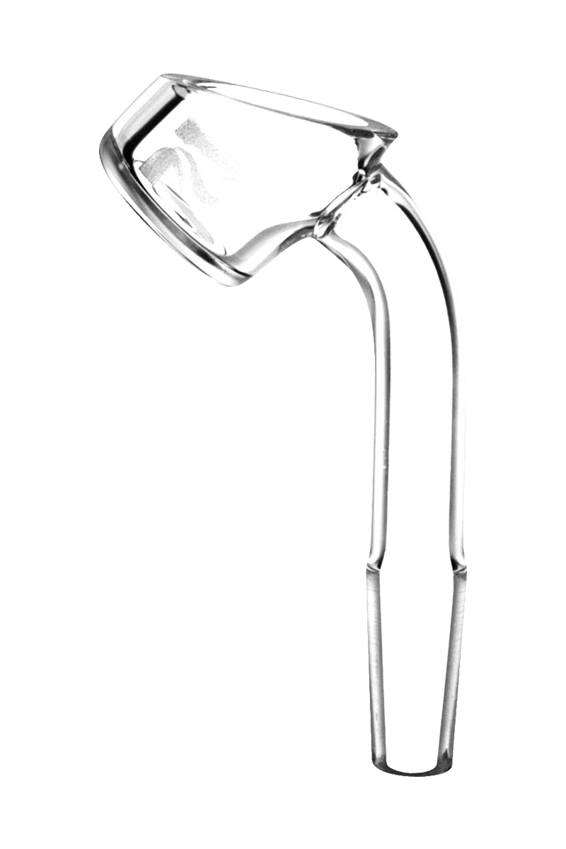Pulsar Quartz 45° Side Banger Nail, heavy wall, male joint, 3" for dab rigs, clear view