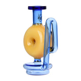 Pulsar Donut Attachment for Puffco Peak/Pro with clear borosilicate glass, front view on white background