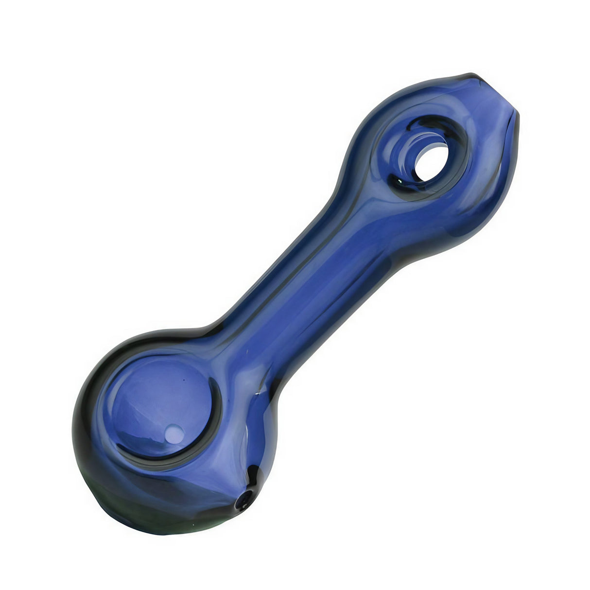 Pulsar Donut Handpipe - 3.5" Borosilicate Glass Spoon Pipe in Assorted Colors