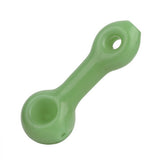 Pulsar Donut Handpipe in Assorted Colors - 3.5" Borosilicate Glass Spoon Pipe Top View