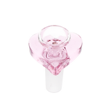 Pulsar Double Kiss Heart Glass Water Pipe | 11" | 14mm F