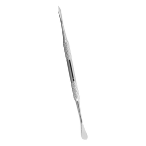 Pulsar Double-Sided Metal Vape Tool, 6" steel dabber for concentrates, diagonal view