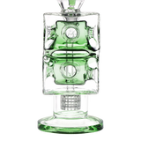 Pulsar Double Swiss Perc Blocks Glass Water Pipe | 12.5" | 14mm F