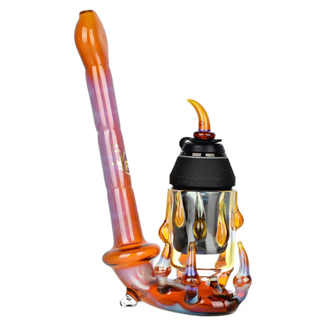 Pulsar Dragon Claw Sherlock Pipe with Carb Cap for Puffco Proxy, Borosilicate Glass, Front View