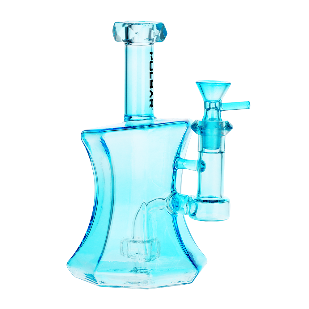 Pulsar Drippy Diamonds Glass Water Pipe | 7.5" | 14mm F
