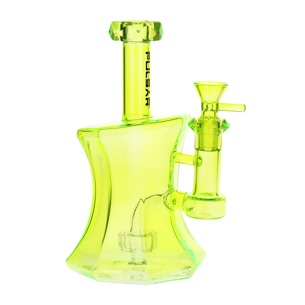 Pulsar Drippy Diamonds Glass Water Pipe | 7.5" | 14mm F