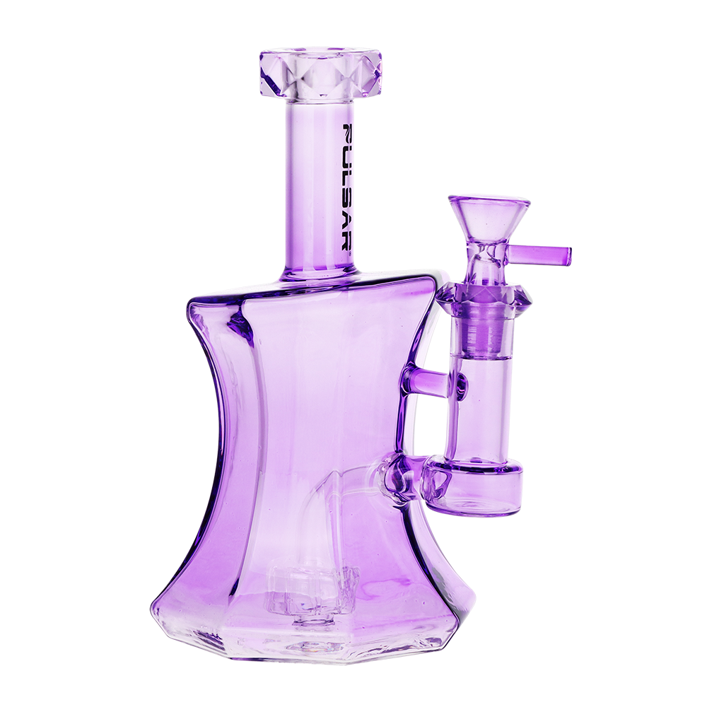Pulsar Drippy Diamonds Glass Water Pipe | 7.5" | 14mm F