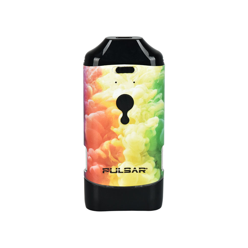 Pulsar DuploCart Vaporizer for Thick Oil, Front View with Colorful Design