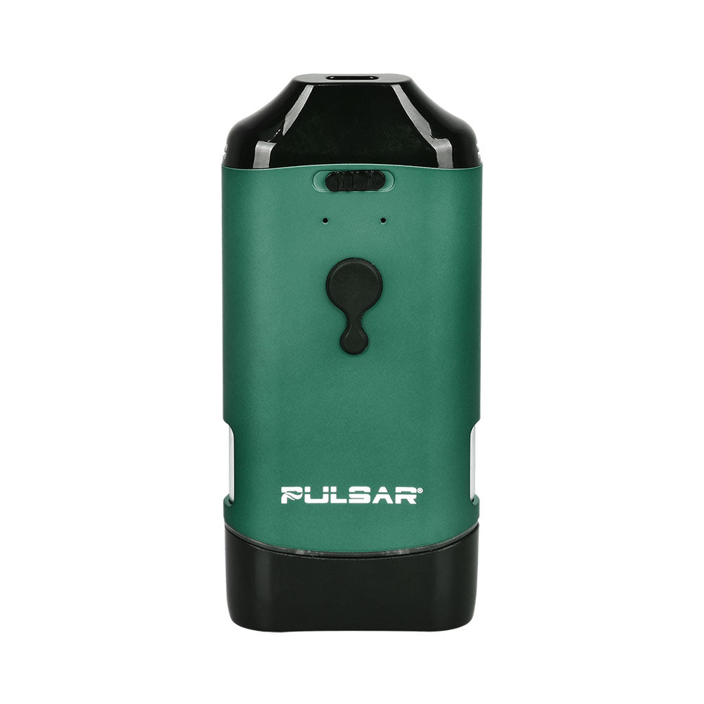 Pulsar DuploCart Thick Oil Vaporizer in Green, Front View, Portable Dual Cartridge System