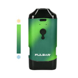Pulsar DuploCart Thick Oil Vaporizer in green, front view on white background, portable design