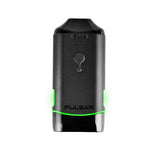 Pulsar DuploCart Vaporizer for Thick Oil, Front View with Sleek Black Design and Green Accents