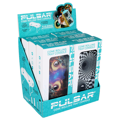 Pulsar Elevated Cone Rolling Tray Console | 9.25"x4.25"