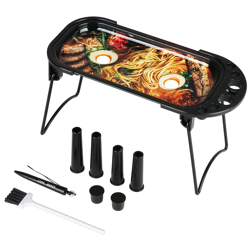 Pulsar Elevated Cone Rolling Tray Console | 9.25"x4.2" | Series 2 Assortment | 6ct Display