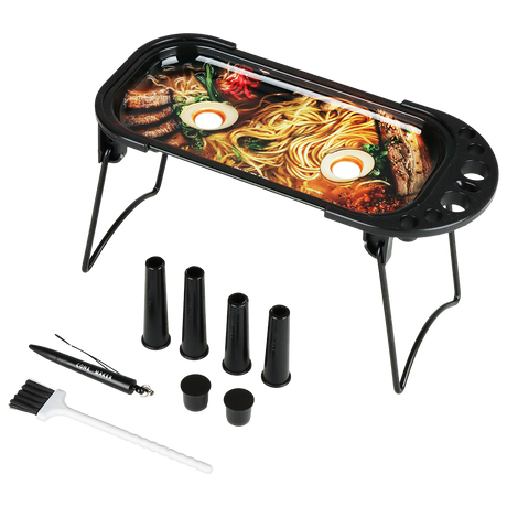 Pulsar Elevated Cone Rolling Tray Console | 9.25"x4.2" | Series 2 Assortment | 6ct Display