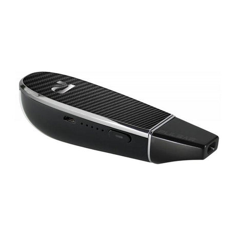 Pulsar Flow Vaporizer with Carbon Fiber finish - Side View on Seamless White Background