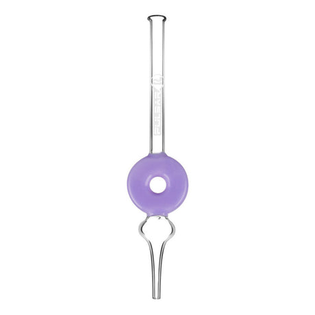 Pulsar Frosted Donut Dab Straw in Borosilicate Glass for Concentrates, Front View