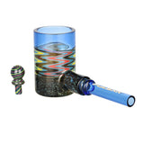 Pulsar Funky Fireflies Hand Pipe and Carb Cap for Puffco Proxy, Borosilicate Glass, 5.75" length