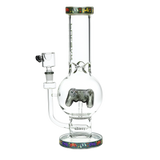 Pulsar Game Time Bubble Base Glass Water Pipe | 12.5" | 14mm F