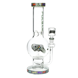 Pulsar Game Time Bubble Base Glass Water Pipe | 12.5" | 14mm F