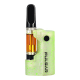 Pulsar GIGI Vaporizer Battery in Glow variant with compact design, front view on white background