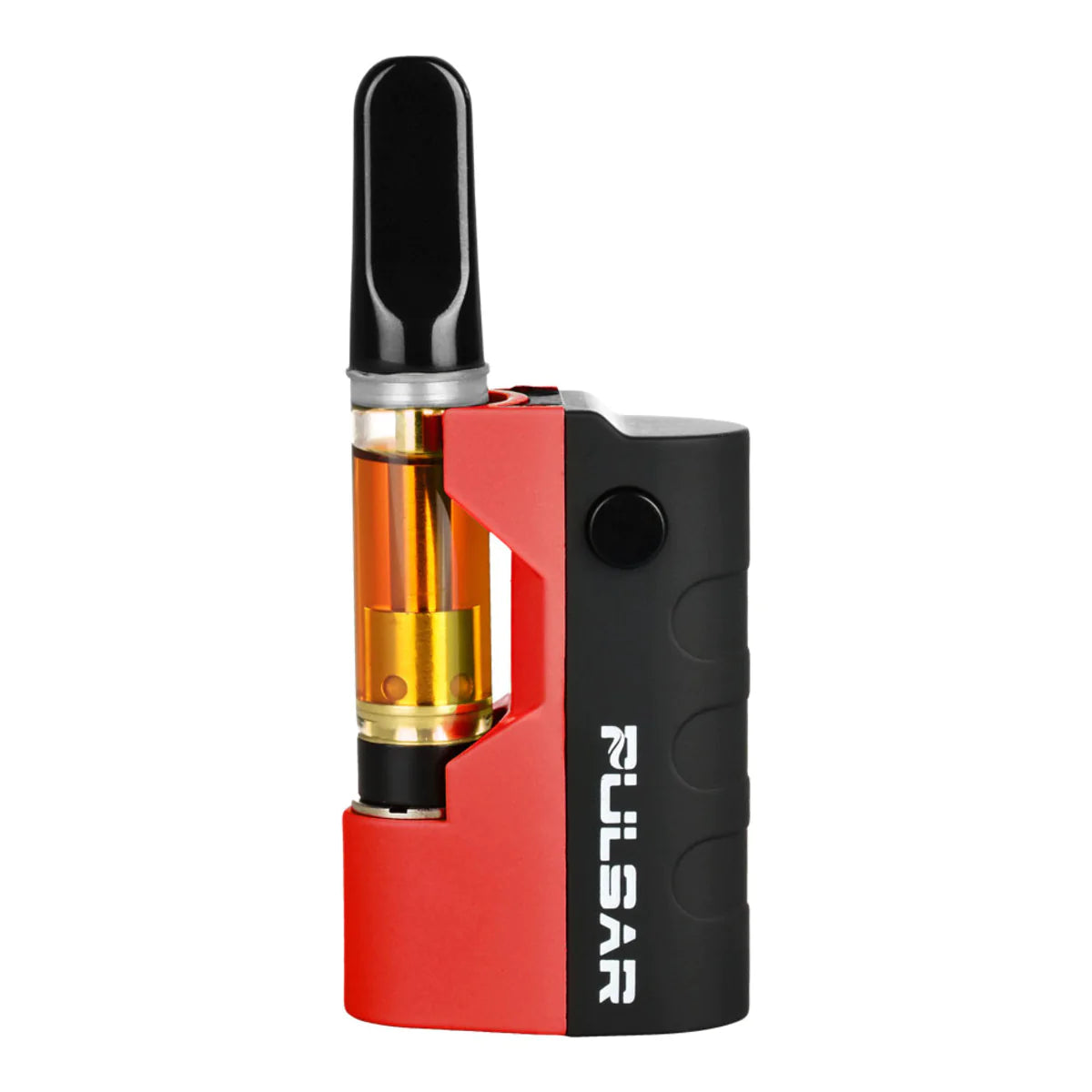 Pulsar GIGI Vaporizer Battery in red, compact 2" size, front view on a white background