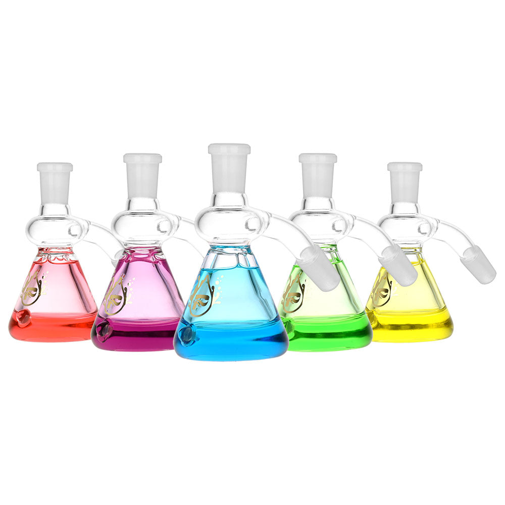 Pulsar Glycerin Beaker-Style Ash Catchers in Assorted Colors with Freezable Chambers, 14mm, Front View