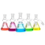 Pulsar Glycerin Beaker-Style Ash Catchers in Assorted Colors with Freezable Chambers, 14mm, Front View
