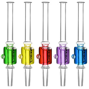 Assortment of Pulsar Glycerin Series Freezable Dab Straws, 6.25" heavy wall design