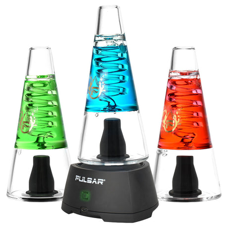 Pulsar Glycerin Spiral Sipper Cup Attachments in assorted colors, front view on white background