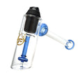 Pulsar Hammer Bubbler Pipe for Puffco Proxy in Blue, Borosilicate Glass, Side View