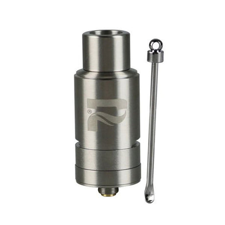 Pulsar Hell Fire Atomizer with 5pc Coil Kit, Stainless Steel & Ceramic, Front View