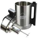 Pulsar Herbal Chef Electric Butter Infuser, Stainless Steel with Black Handle