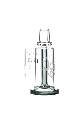 Pulsar High Class Ash Catcher, 90 Degree Joint, 14.5mm, Borosilicate Glass, Disc Percolator, Front View
