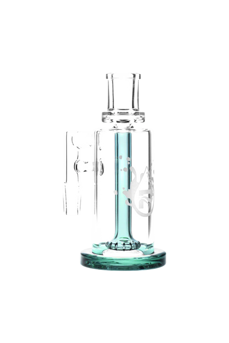 Pulsar High Class Ash Catcher with 90 Degree Joint and Disc Percolator, 18.8mm, in Clear Borosilicate Glass