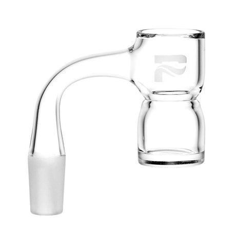 Pulsar High End Quartz Banger, Hammer Style, 90 Degree Joint, Thick Glass, Side View