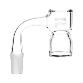 Pulsar Quartz Hammer Style Banger with 90 Degree Joint and Heavy Wall Side View