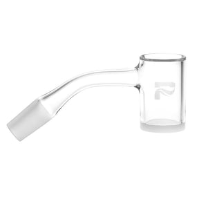 Pulsar High End Opaque Bottom 45 Degree Banger, 25mm Quartz Side View