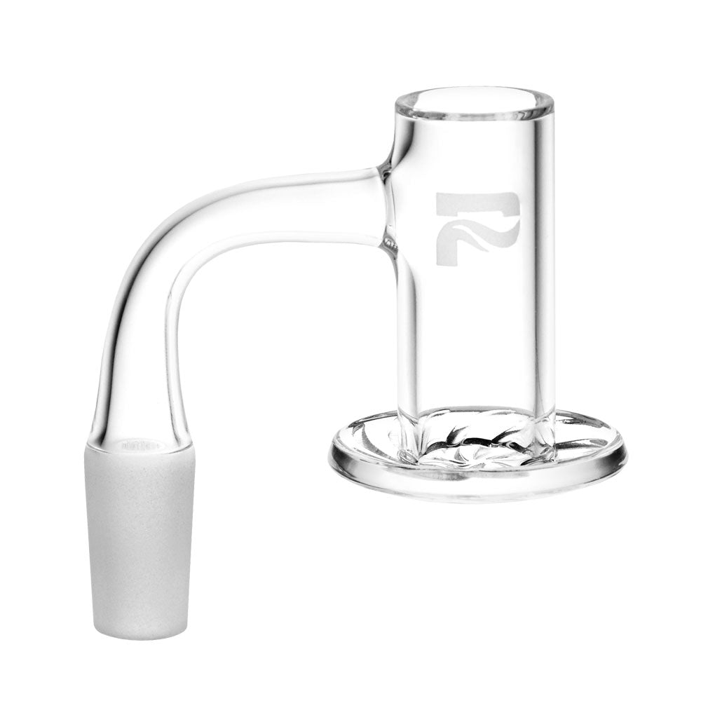 Pulsar High End Tornado Spin No Weld Banger, 45 Degree 14mm Quartz Banger for Dab Rigs, Side View