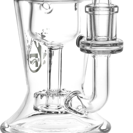 Pulsar Clear Borosilicate Glass Incycler Rig with Circ Perc, 6.75" tall, 14mm Female Joint