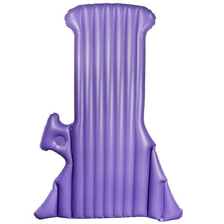 Pulsar Neon Shrooms Inflatable Water Pipe Pool Float, Vinyl, 6ft - Front View